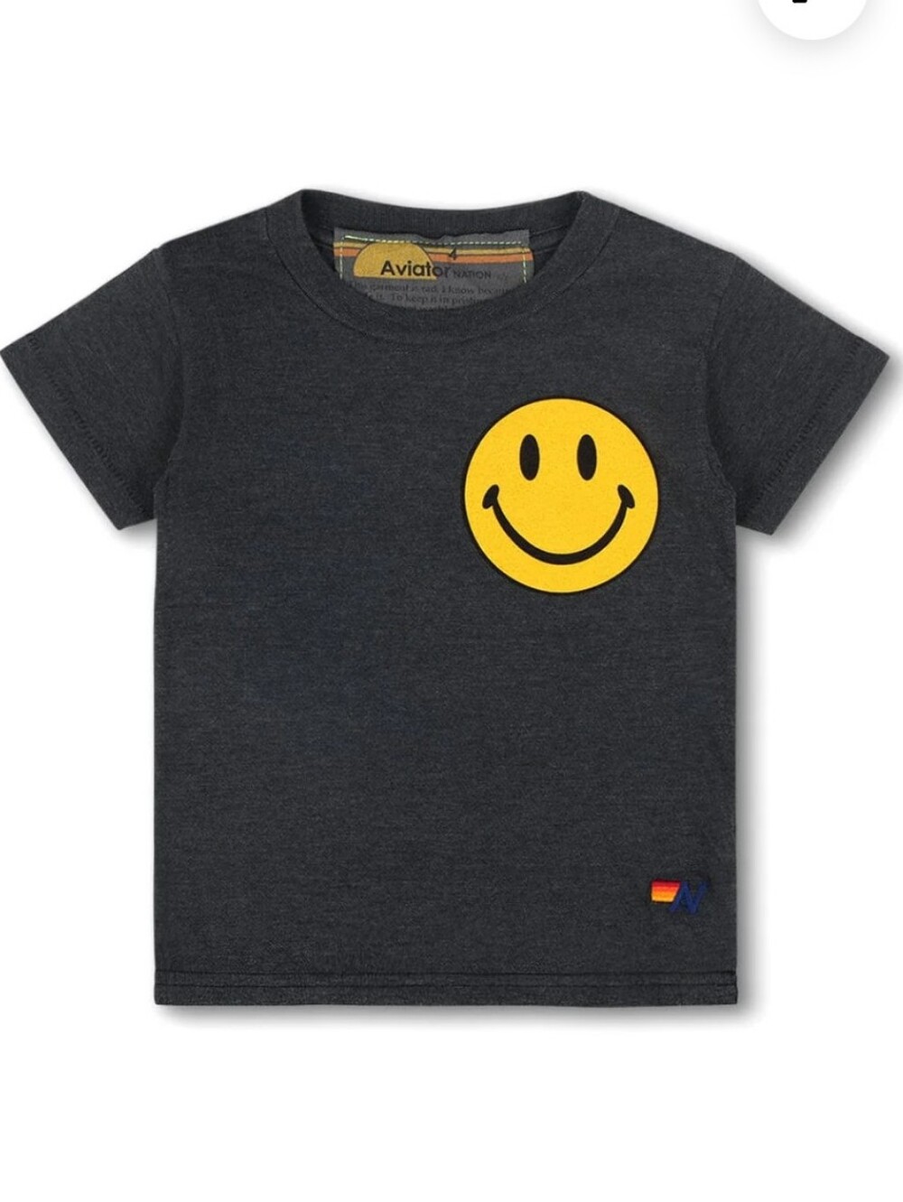 Navy Kids' Smile Graphic Tee